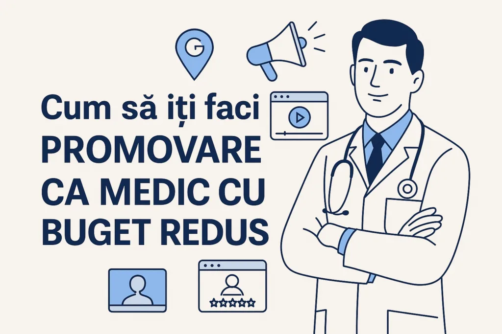 Cum să îți faci promovare ca medic cu buget redus